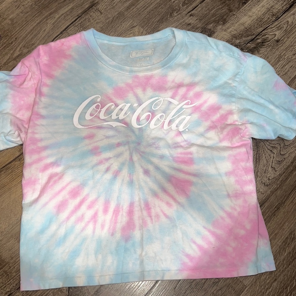 tie-dye Coca-Cola shirt